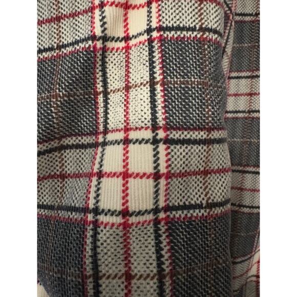 J. Crew Vintage Plaid Corduroy Quilted Cotton Shacket Size XL - Picture 6 of 7